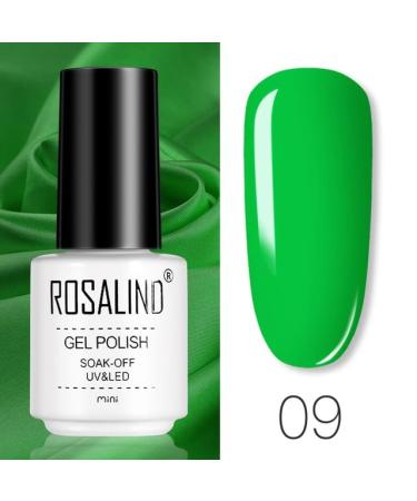 Nail Gel Polish Neon Hybrid Varnish Semi Permanent Nail Art Design Soak Off Top Base Coat Esmalte UV Gel Nail Polish - (Color: RA09)