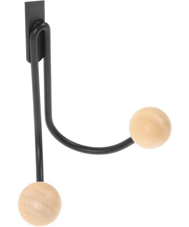 2pcs Iron Simple Door Hook Trousers Hook Door Hooks for Hanging Clothes Utility Hook Shelf Hat Metal - Buy Online on GoSupps.com