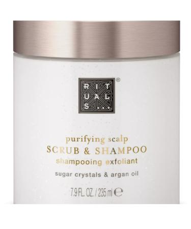 Rituals Elixir Collection Purifying Exfoliating Scalp Shampoo Sugar Crystals Argan Oil 235ml