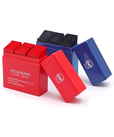 OmeHoin Dental Bite Articulating Paper - 600 PCS Blue Strips | International Shipping Available - Buy Online on GoSupps.com
