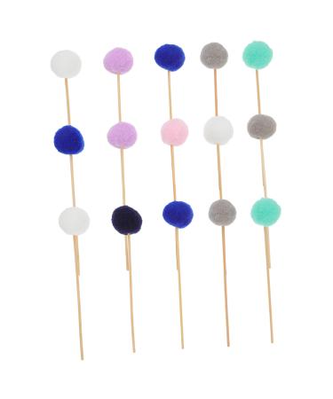 RORPOIR 15pcs Hair Ball Aromatherapy Plug-in Fragrance Stick Essential Oil Rods Essential Oil Sticks Wood