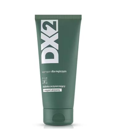 DX2 - Deep Cleansing Shampoo with Activated Carbon for Men - Removes Impurities Excess Sebum and Product Buildup - 150ml