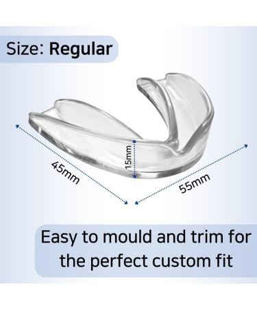 Runesol Mouth Guard for Grinding Teeth - 4 Pack Gum Shield for Bruxism - Dental Protector Class 1 Medical Device - UKCA CE Certified - Buy Online on GoSupps.com