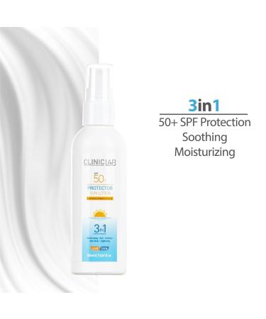 Cliniclab 50+Spf Protector Sun Lotion 150 Ml - Buy Online on GoSupps.com