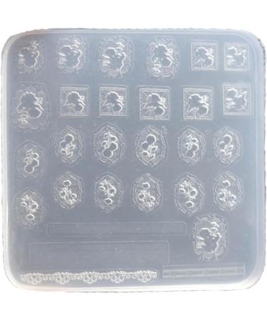 Beautiful Nail Art Silicone Mold Assort Designs Nail Art Tools Carving Mold for Manicure Professional Nailing Accessory 3 - Buy Online on GoSupps.com