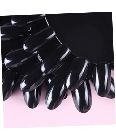 Beavorty 2 Set Color Gel Nail Polish Nail Tools Manicure Tools Nail Chart Book Art Tools Nail Fan Display Manicure Color Card Display Board Nail Color Display Card Nail Color Card Sample 20X10X2cm Black - Buy Online on GoSupps.com