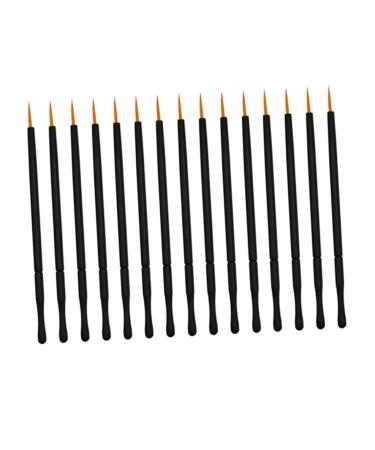 Balacoo 50pcs Liquid Eyeliner Pen White White Eyeliner Eye Makeup Tools Eye Shadow Brush Set Disposable 10X0.5cm Orange
