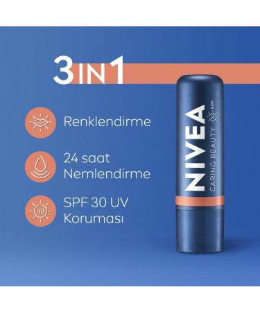 Nivea Lip Balm Lip and Cheek Nude 4.8 g - Buy Online on GoSupps.com