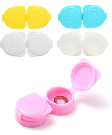 15-Pack Flip-Top Contact Lens Cases | Assorted Colors for Secure Storage | International Shipping Available - Buy Online on GoSupps.com