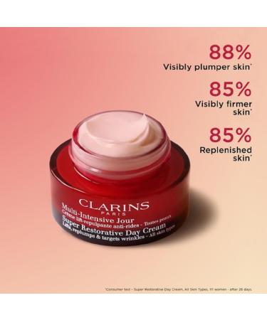 Clarins Super Restorative Day Cream - Anti-Aging Moisturizer for Mature Skin | Replenish Illuminate Lift & Smooth | Targets Age Spots & Wrinkles | Buy Internationally - Buy Online on GoSupps.com