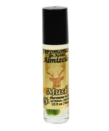1 PIECE MUSK/ALMIZCLE PHEROMONE OIL ROLL-ON BOTTLE 1/3 OZ 10ML MUSK 1