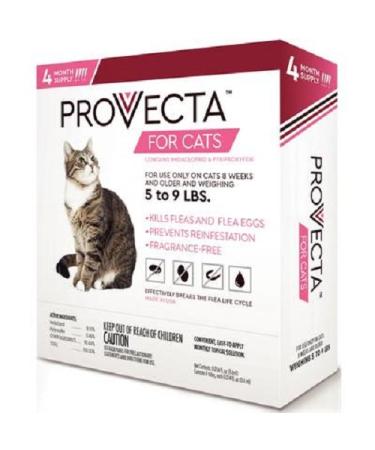 Provecta 4 Doses for Cats, Small/5-9 lb