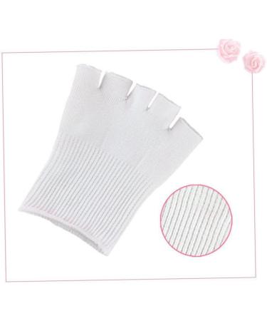 POPETPOP 3 Pairs 5 Sock Gel White Toe Cover Miss Non-Slip - Buy Online on GoSupps.com