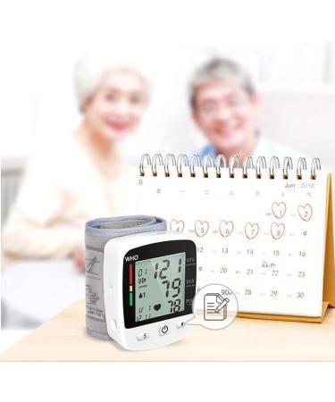 Buy Rechargeable Digital Wrist Cuff Blood Pressure Monitor - Smart Voice Sphygmomanometer with Large Screen & 180 Memory Records - International Shipping Available - Buy Online on GoSupps.com