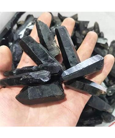 100g Rough Natural raw Gemstone Black Tourmaline Point Crystal Tumbled Wand for Natural Luster - Buy Online on GoSupps.com
