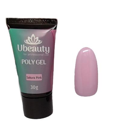 Acrylique Gel Ubeauty Sakura Pink Polygel Pink 30 ml Polygel