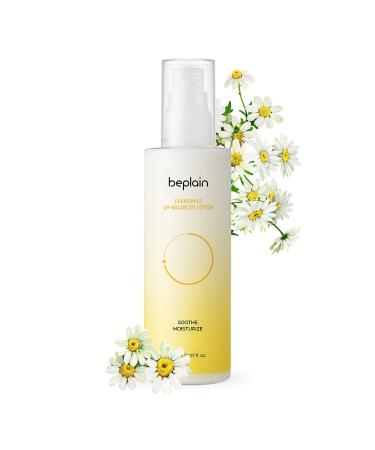 beplain Chamomile pH-Balanced Lotion 5.07fl oz | Scent-Free Natural Facial Moisturizer | Good for Blemishes  Dull Tone  and Acne | Korean skin care