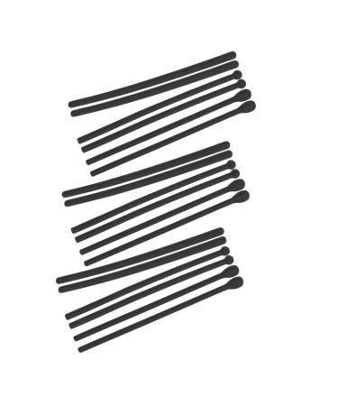 Sewacc 12 pairs of glasses legs glasses holder glasses holder glasses peak holder glasses sock glasses replacement bar glasses preventive glasses preventive piesel child Small glasses Temple black 7x0.45cm