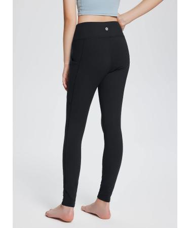 Baleaf Youth Girl's Water Repellent Fleece Lined Leggings - High Waisted Winter Athletic Pants in Black Medium - Buy Online on GoSupps.com