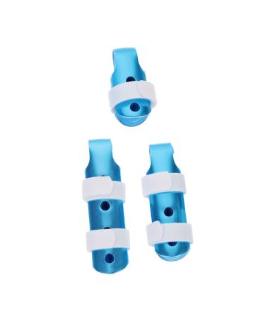 FRCOLOR 3pcs Finger Splint Metal Bracket Household Finger Fixing Splints Broken Finger Stabilizer Immobilization Finger Sleeve Support Brace Pinky Fixed Sleeve Aluminum Alloy Breathable