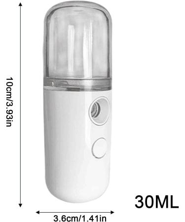 Face Steamer Humidificateur - Face Steamer pour Home Facial | Nettoyage en profondeur Dispositif de brume hydratante sans fil | Outil d'hydratation nano-pulv risation hydratateur de peau portable White - Buy Online on GoSupps.com
