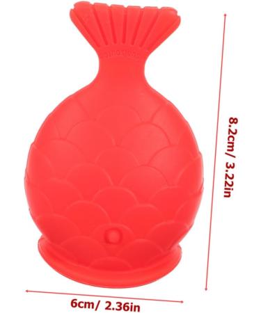 FOMIYES 2pcs Silicone Fish Lip Filler Lip Filler Beauty Pump Lip Beauty Tool Lips Enlarger Red - Buy Online on GoSupps.com