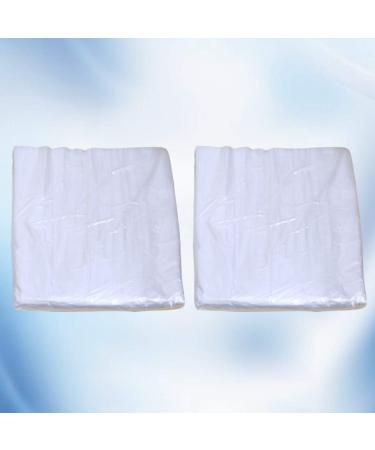 HOMSFOU Disposable Foot Tub Liners Thick Foot Soaking Bags for Spa Pedicure 80pcs (65x55cm) White - Buy Online on GoSupps.com