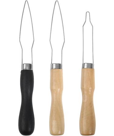 Button Hook Wood Handle Wire Pull Through Aids Button Helper Button Assist Device Dressing Aid Assist Device Tool - Buy Online on GoSupps.com