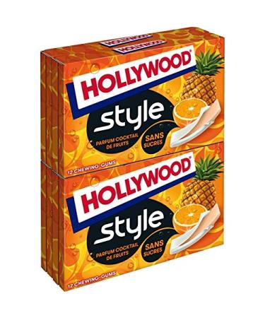 HOLLYWOOD | Fruit Cocktail Style Sugar Free Tablets 92g (Pack of 4) | best deal