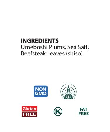 Eden Umeboshi Plum Whole - 7.05 oz (2-Pack) | Traditional Japanese Pickled Plum, No MSG or Chemical Additives - Buy Online on GoSupps.com