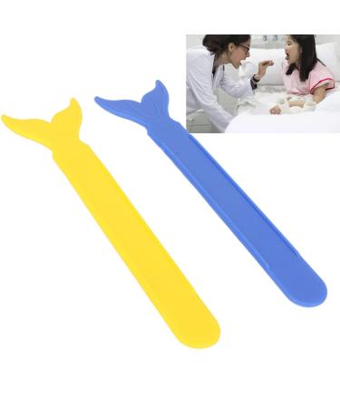 2Pcs Tongue Scraper & Trainer - Portable Kids Plastic Oral Care Tool for Muscle Strength & Hygiene - Buy Online on GoSupps.com
