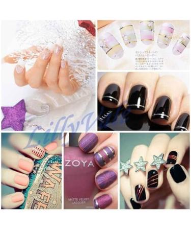 12 COLORS NAIL STICKER ROLLS STRIPING TAPE LINE NAIL ART UV GEL TIPS DIY KIT - Buy Online on GoSupps.com