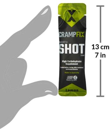 Sports Shot - All Natural Muscle Cramp Relief in Seconds | Easy Carry Lemon Sachets (15 Pack) for Instant Recovery - Buy Online on GoSupps.com