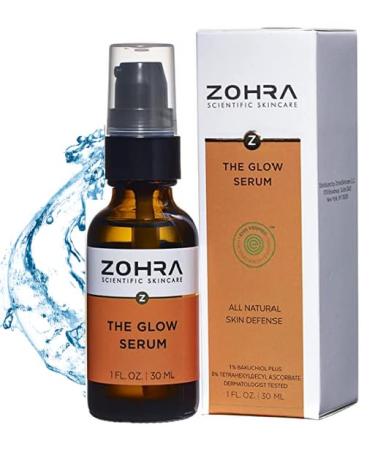 Zohra Glow Serum for Face - 5% THD Vitamin C & Plant-Based Retinol - Vegan EWG Certified - 1oz for Normal & Dry Skin Made in USA - Buy Online on GoSupps.com