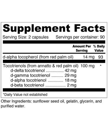 Wellness Resources Daily Super E - Full Spectrum Tocotrienols (180 Capsules) - Buy Online on GoSupps.com
