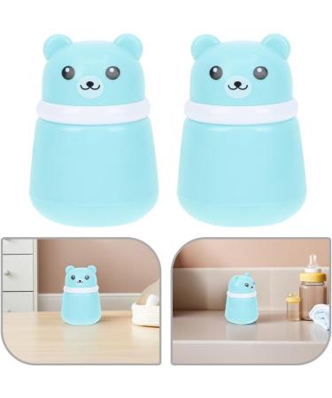 FOMIYES Lot de 3 houppettes poudre pour b b : r cipient pour poudre pour peau d licate r cipient en forme d'ours pour voyage et ext rieur - Buy Online on GoSupps.com