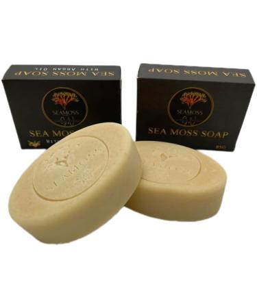 Sea Moss Soap made with wild crafted Sea Moss from Grenada. Vegan | Organic | Handmade | Eco (Sea Moss) - Buy Online on GoSupps.com
