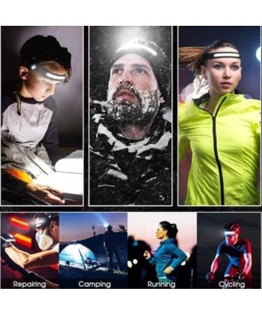 2 Pack Rechargeable LED Headlamp with Motion Sensor - Wide Beam Headlight for Adults, Repairing, Night Walking, Camping - Buy Online on GoSupps.com