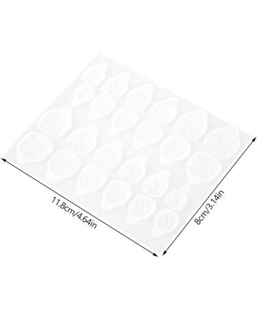 10 Sheets False Toenail Adhesive Tabs Clear Jelly Double Sided Nail Glue Sticker Waterproof Breathable Press on Nail Tips for Manicure Tools - Buy Online on GoSupps.com