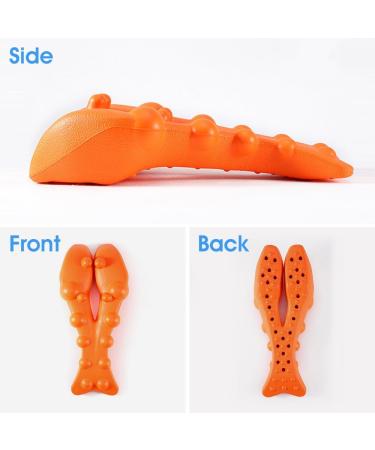 Cliunt Relief Trapezius Stretcher & Trigger Point Massage Device - Upper Back & Neck Pillow for Relaxation - Orange - Buy Online on GoSupps.com