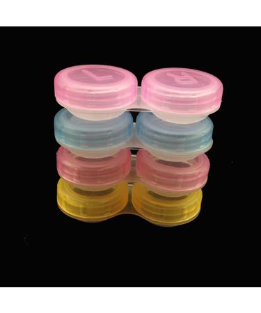 Nfegsiya Contact Lens Container Set - 5/10 Pieces Travel Storage Holder for Contact Lenses - Eye Candy Colors - Durable & Portable Accessory - Buy Online on GoSupps.com