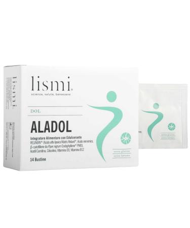 LISMI ALADOL - Food Supplement for Antioxidant Action Adapted to Nervous System Problems Contributes to Its Normal Functionality and Diffuse Pain Box of 14 Sachets