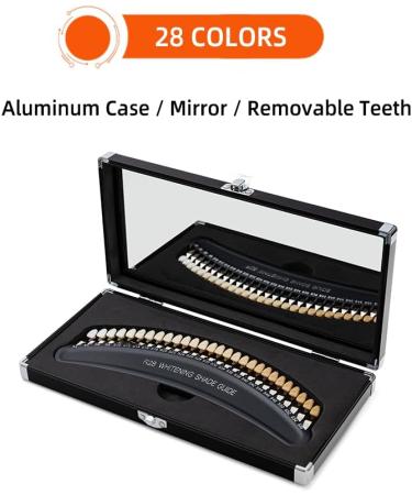 3D Professional R-28 Teeth Whitening Shade Guide | Digital Dental Tooth Whitener for Clinics & Salons - Buy Internationally - Buy Online on GoSupps.com