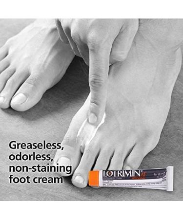 Lotrimin AF Cream 1% Clotrimazole Antifungal Treatment 0.42 oz - Athlete's Foot, Jock Itch, Ringworm - Clinically Proven Effective - Buy Online on GoSupps.com