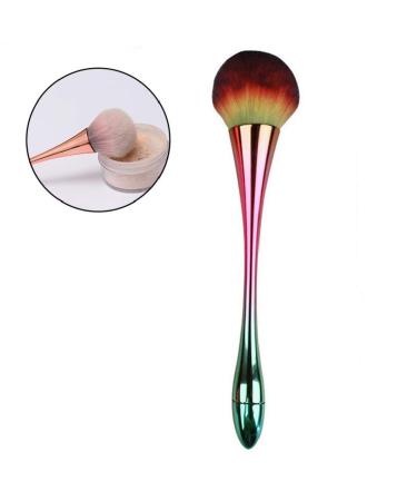 Professional Foundation Powder Brush - Metal Handle Synthetic Bristles | Perfect for Blending Concealers & Makeup - International Shipping Available - Buy Online on GoSupps.com
