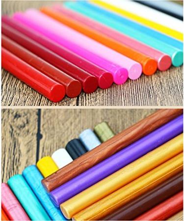 XICHEN10PCS Vintage Sealing Glue Gun Sealing Wax Wax Sticks Wax Seal Supplies a Variety of Colors (Red) - Buy Online on GoSupps.com