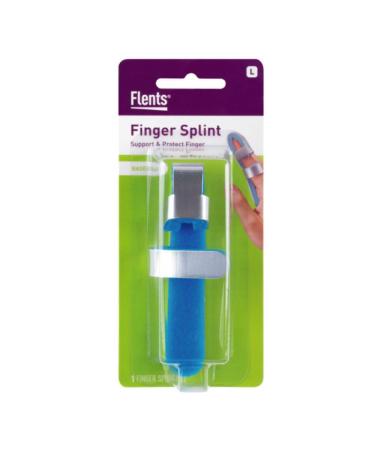 Flents Finger Splint Two Sided Insty Splint Large Supports & Protects Injured Finger Large Baseball Splint