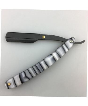 Beavorty Metal Hand Razor - Steel Straight Razor for Men | Safe Hairdressing Tool - Buy Online on GoSupps.com