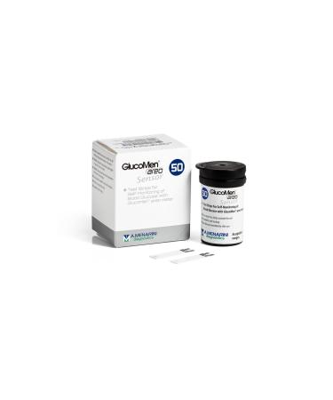 Menarini Glucomen AREO Glucose Diabetes Test Strips 100 g 50 Count (Pack of 1)