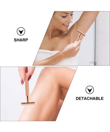 Buy Minkissy Reusable Razors for Men & Women - Zinc Alloy Blade | Eco-Friendly & Durable - Buy Online on GoSupps.com